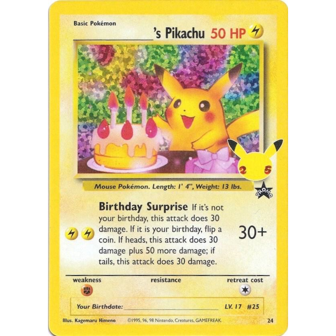 Happy Birthday Pikachu: Classic Celebrations