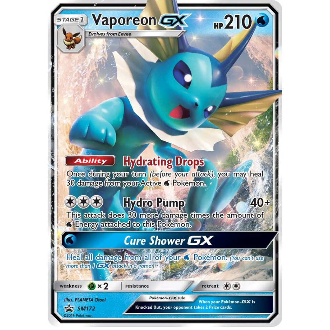 Vaporeon GX [SM172]: SM Promo