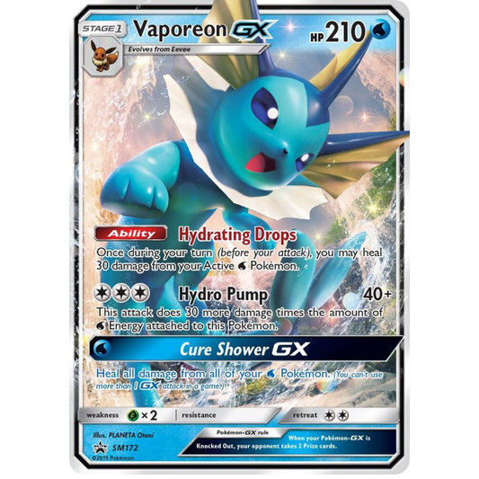 Vaporeon GX [SM172]: SM Promo