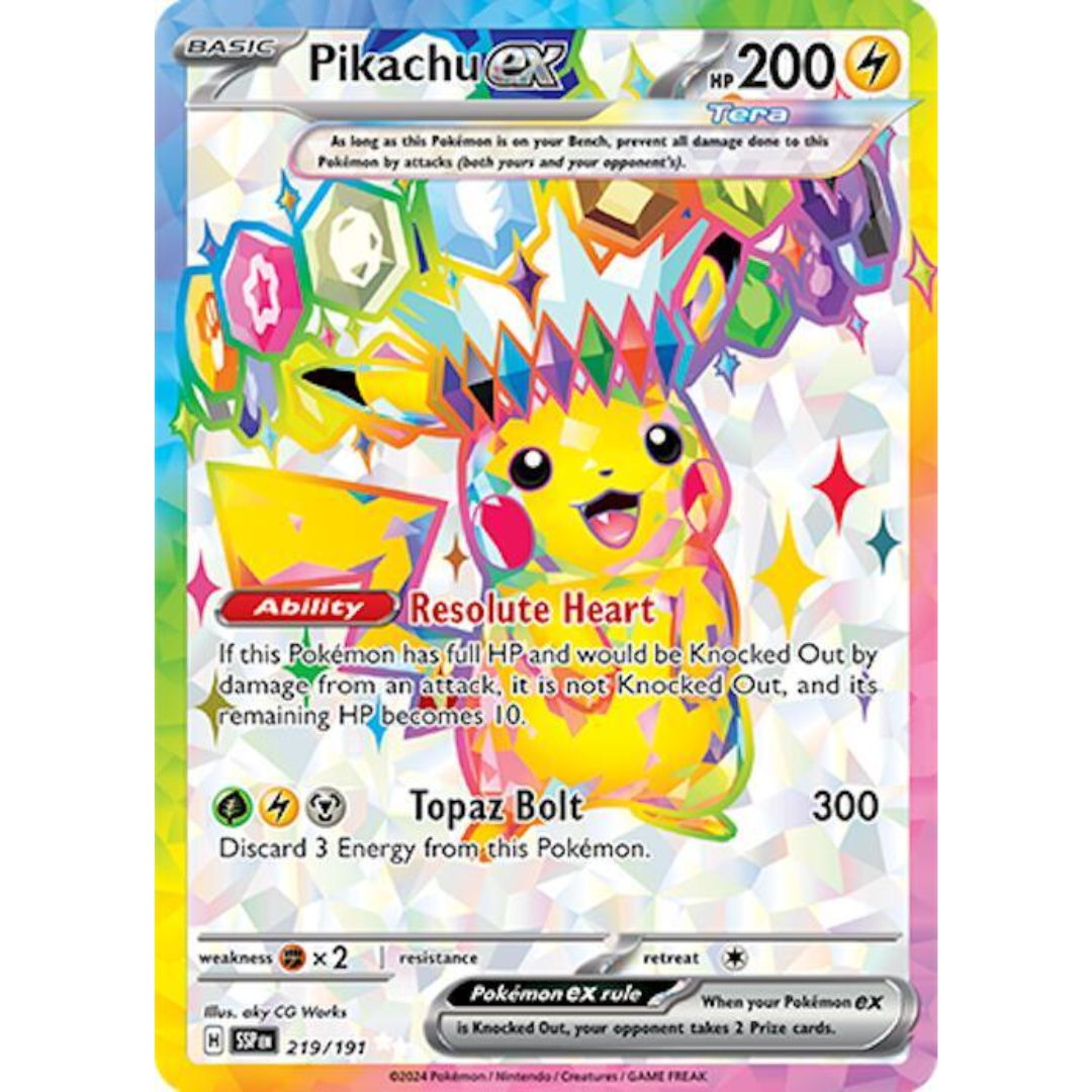 Pikachu Ex [219/191]: SV  Surging Sparks