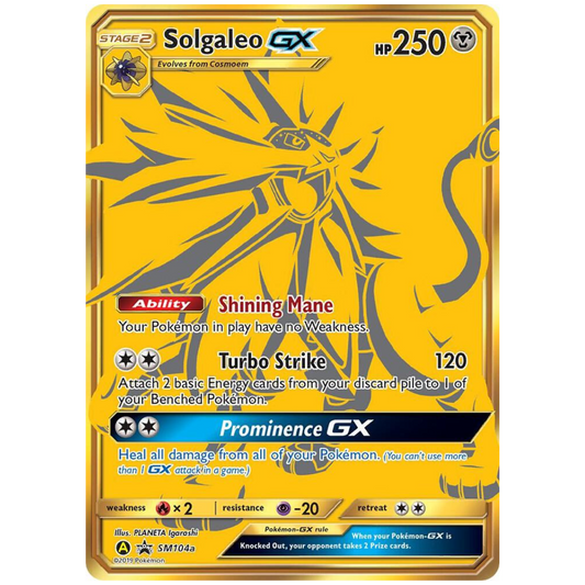 Solgaleo GX [SM104a]: SM Promo