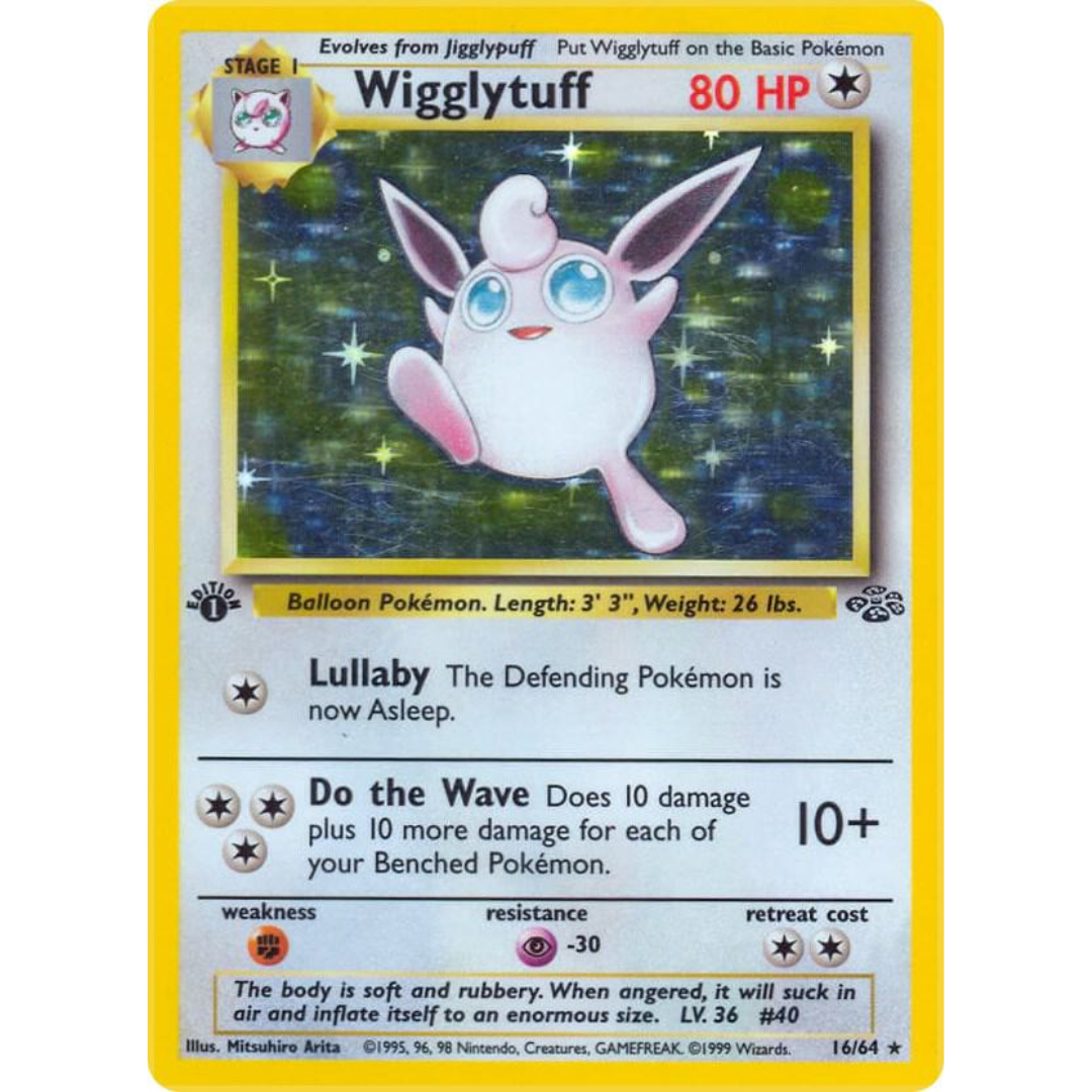 Wigglytuff 1st Edition Holo [16/64]: Jungle