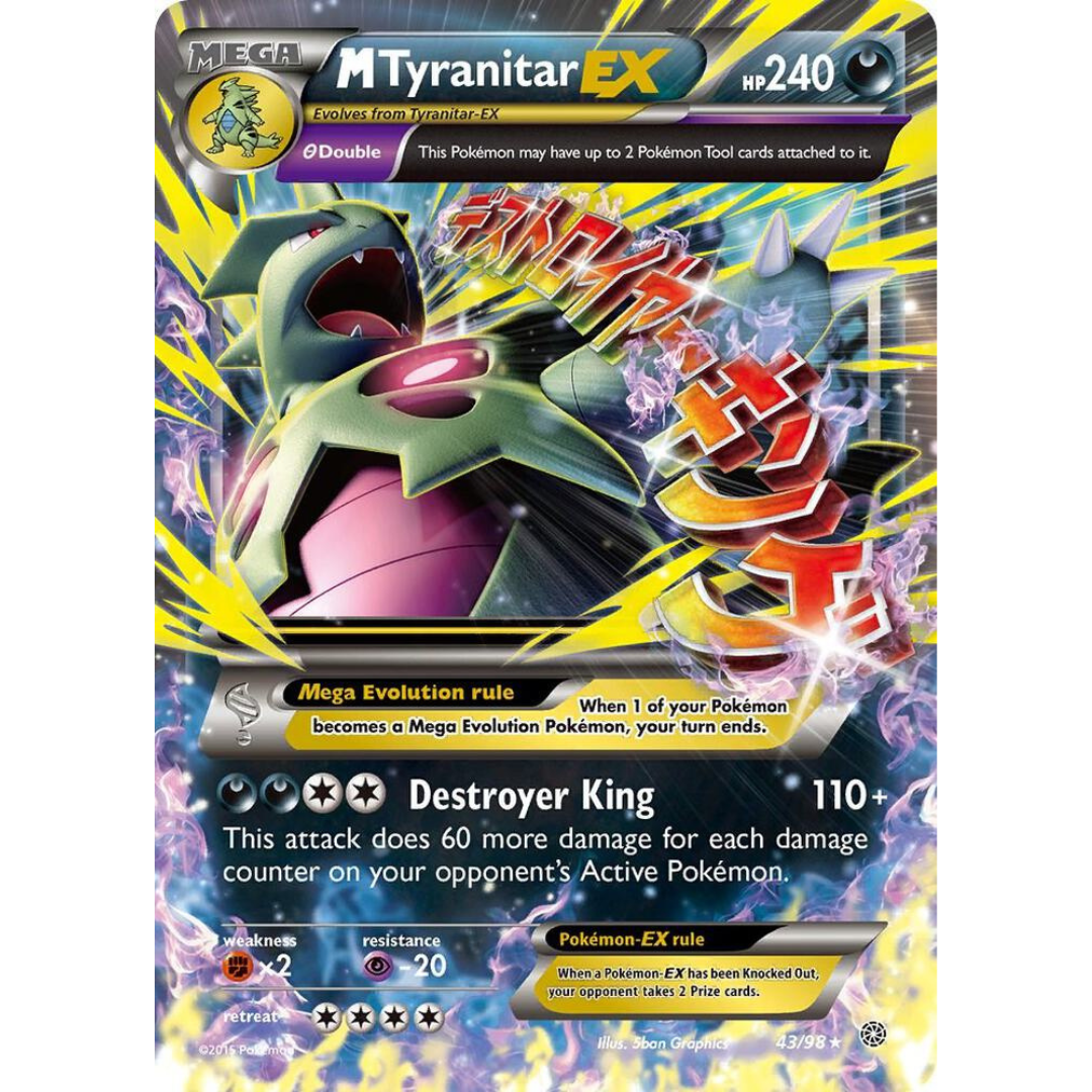 M Tyranitar EX [43/98] XY: Ancient Origins