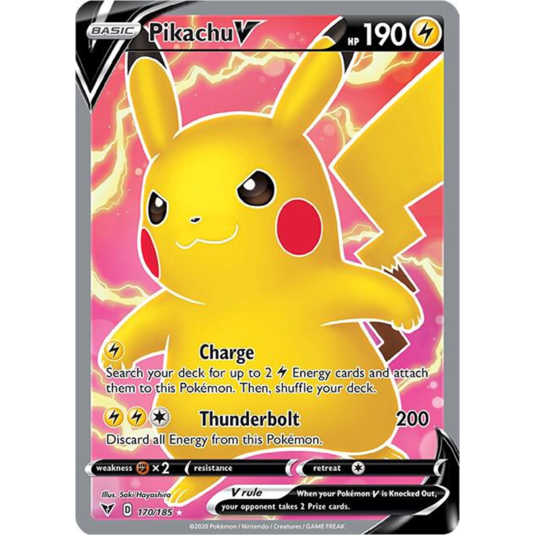 Pikachu V [170/185] SWSH: Vivid Voltage