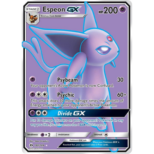 Espeon GX (Full Art) SM: Base Set