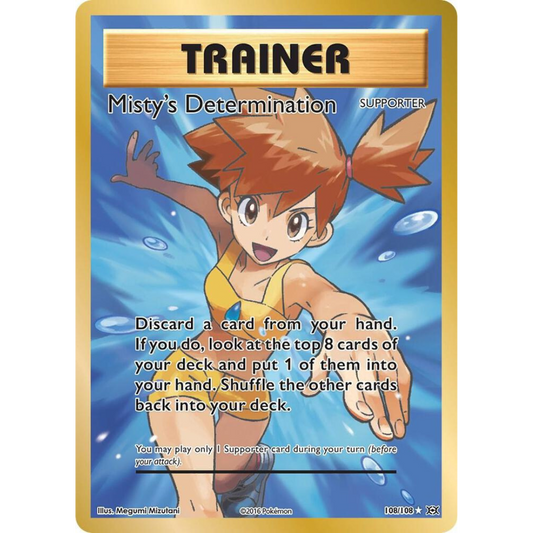 Misty's Determination (Full Art) [108/108] XY: Evolutions