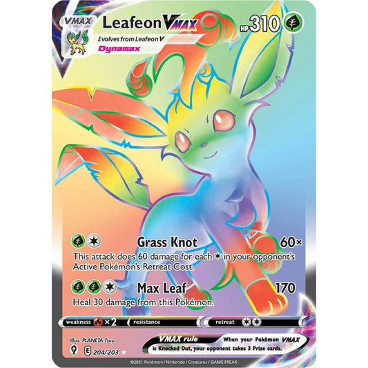 Leafeon VMAX (Secret) [204/203] SWSH: Evolving Skies