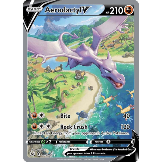 Aerodactyl V (Alternate Full Art) [180/196] SWSH: Lost Origin