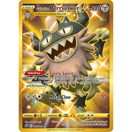 Galarian Perrserker (Secret) [205/192] SWSH: Rebel Clash