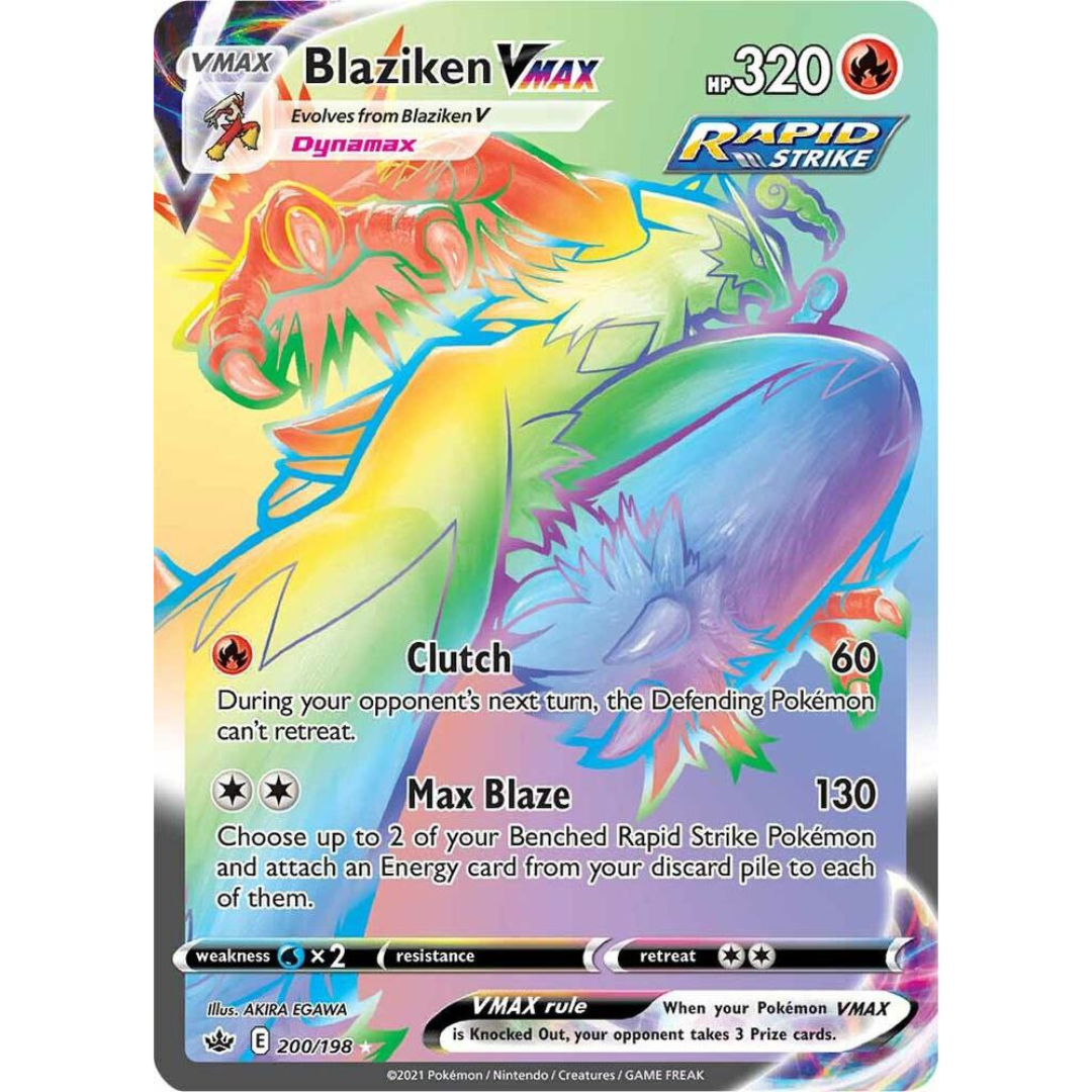 Blaziken VMAX (Secret) [200/198] SWSH: chilling Reign