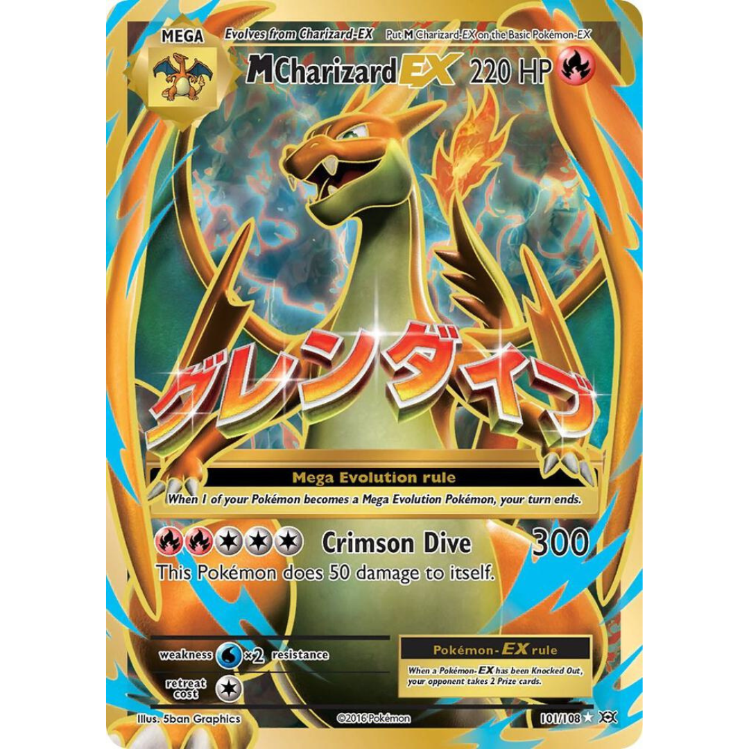 M Charizard EX (Full Art) [101/108] XY: Evolutions