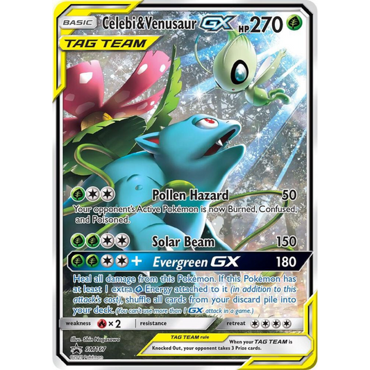 Celebi & Venusaur GX [SM167] SM: Promo