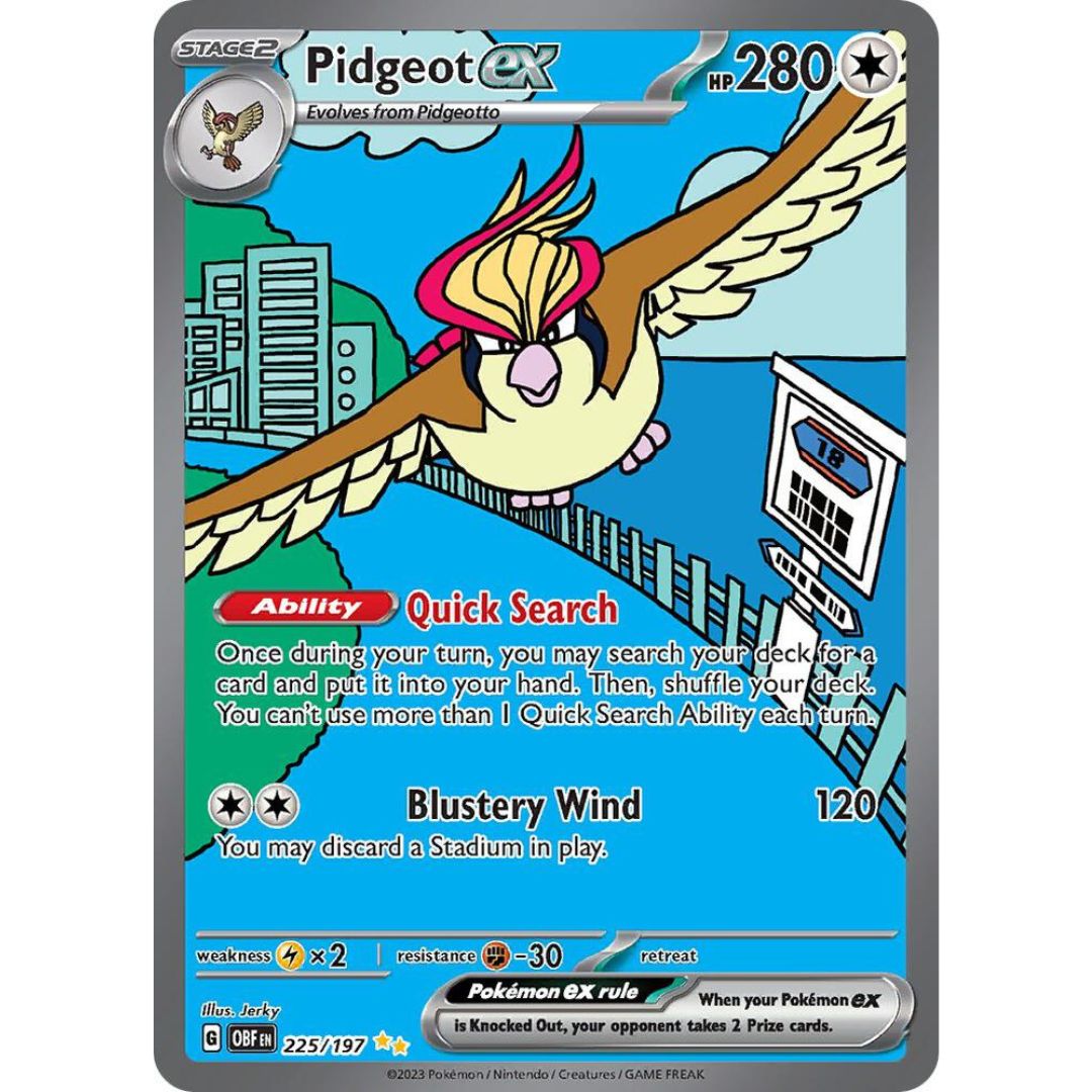 Pidgeot ex [225/197] SV: Obsidian Flames