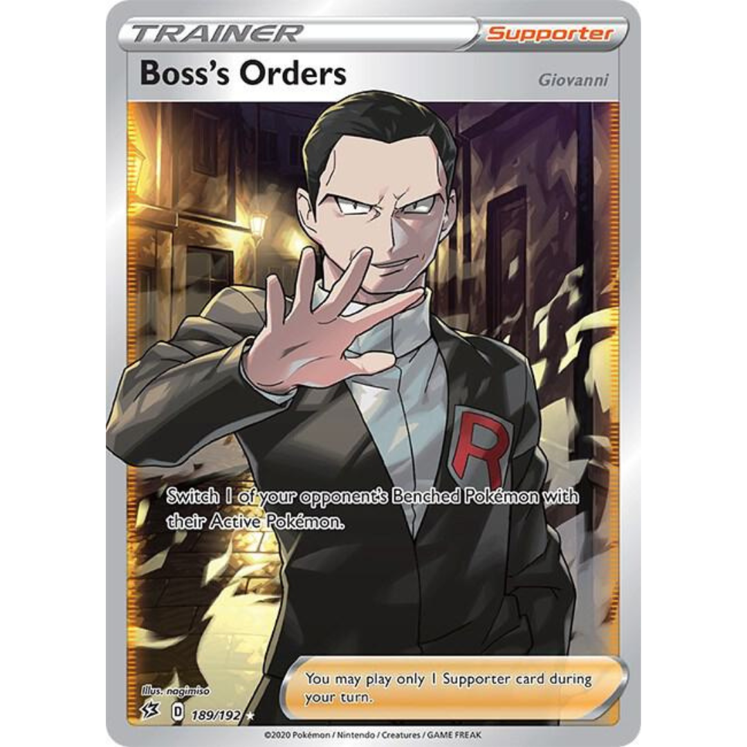 Boss's Orders (Full Art) [189/192] SWSH: Rebel Clash