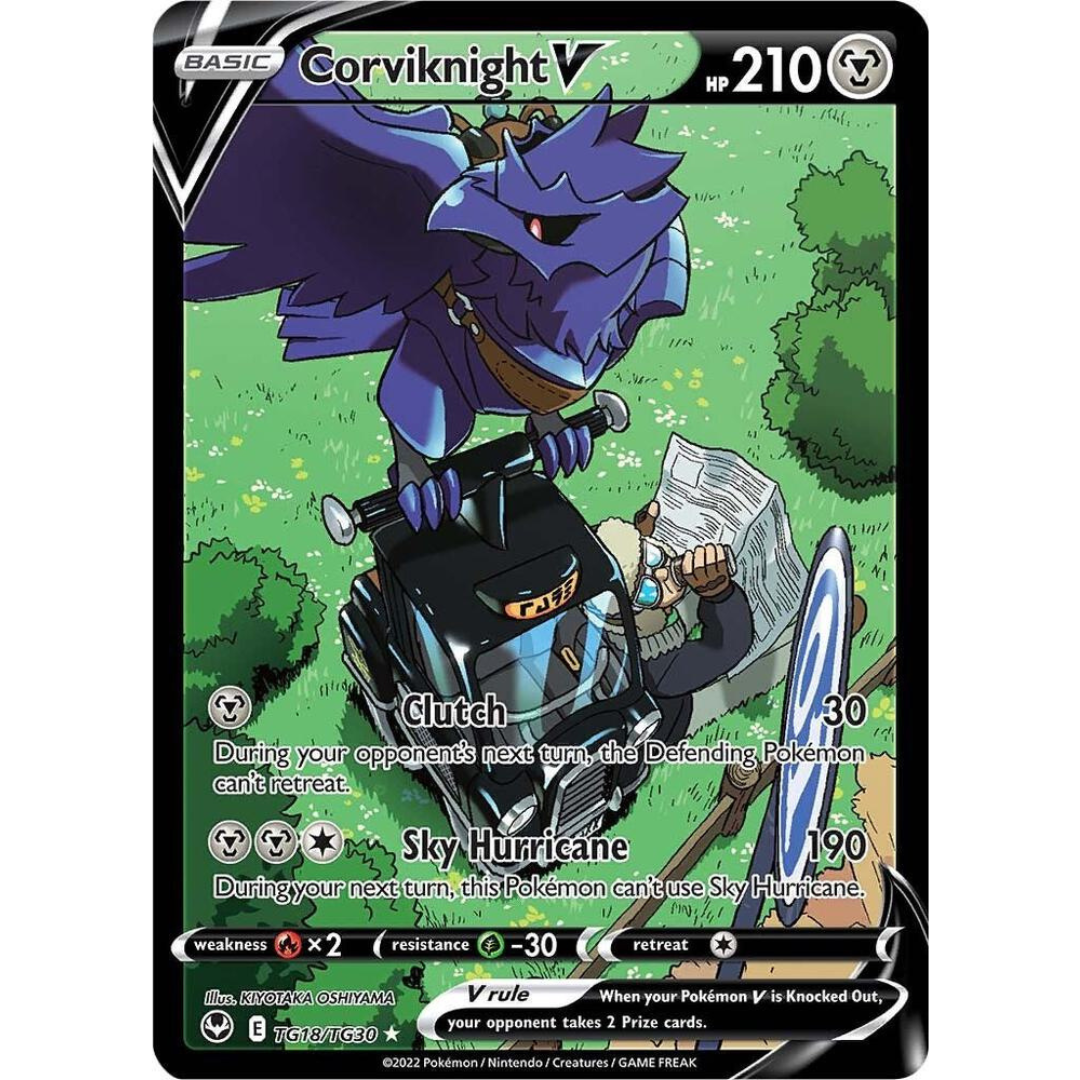 Corviknight V [TG18/TG30] SWSH: Silver Tempest