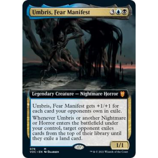 Umbris, Fear Manifest (Extended Art) [076] Commander: Innistrad: Crimson Vow