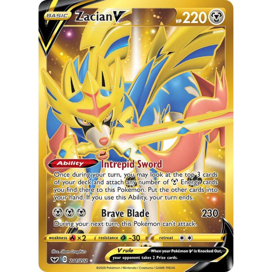 Zacian V (Secret) [211/202] SWSH: Base set