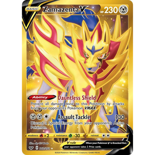 Zamazenta V (Secret) [212/202] SWSH: Base SET