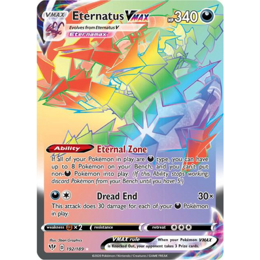 Eternatus VMAX (Secret) [192/189] SWSH: Darkness Ablaze