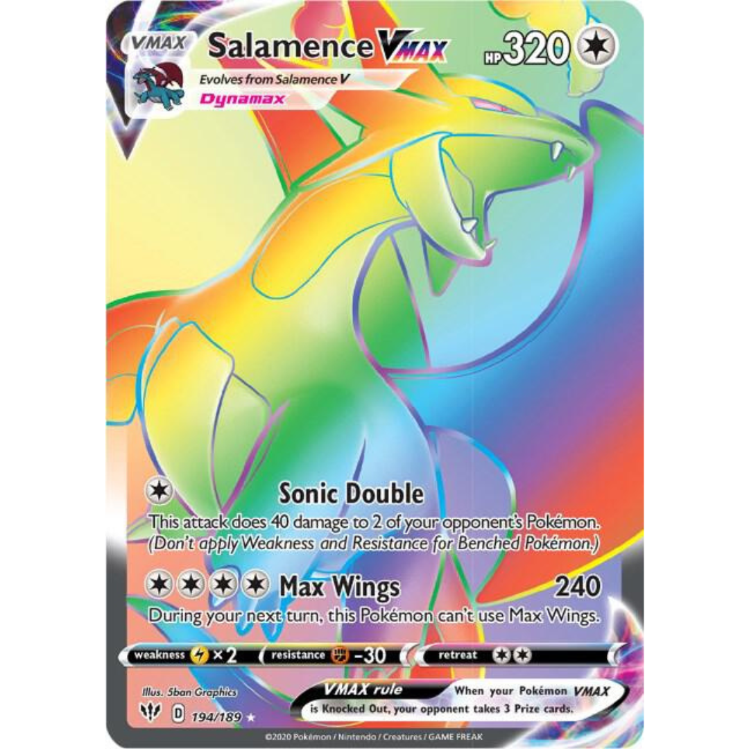 Salamence VMAX (Secret) [194/189] SWSH: Darkness Ablaze