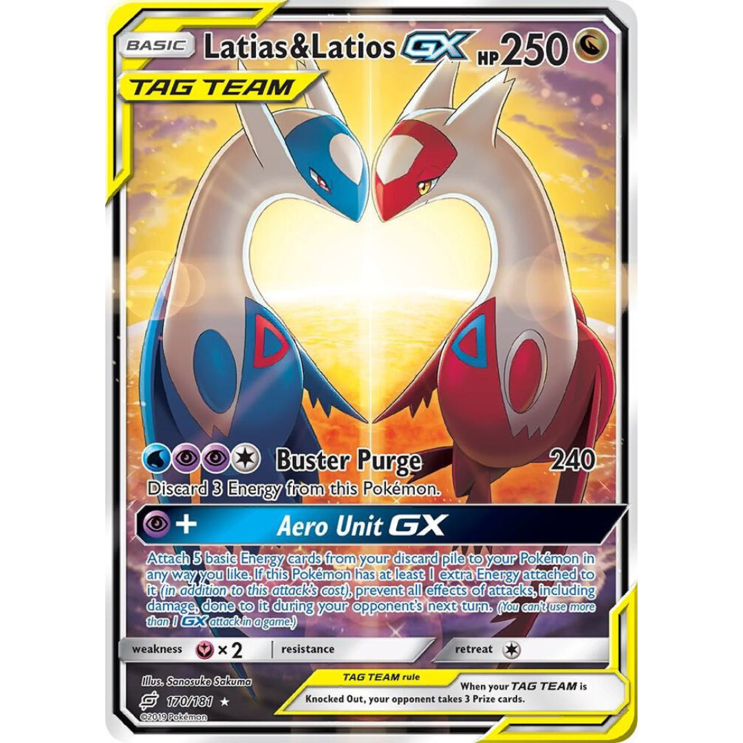 Latias & Latios GX (Alternate Full Art) [170/181] SM: Team Up