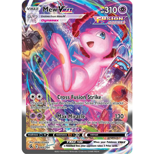 Mew VMAX (Alternate Art Secret) [269/264] SWSH: Fusion Strike