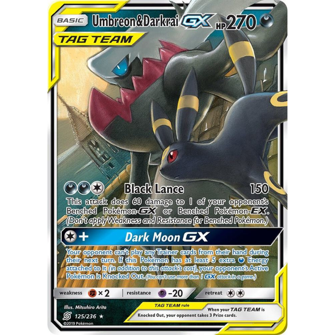 Umbreon & Darkrai GX [125/236] SM: Unified Minds