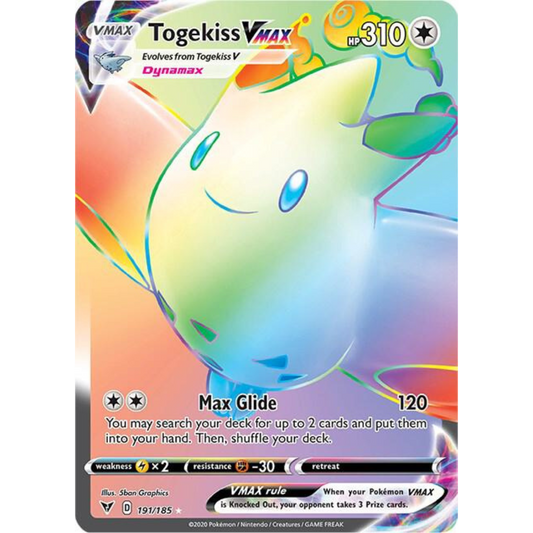 Togekiss VMAX (Secret) [191/185] SWSH: Vivid Voltage