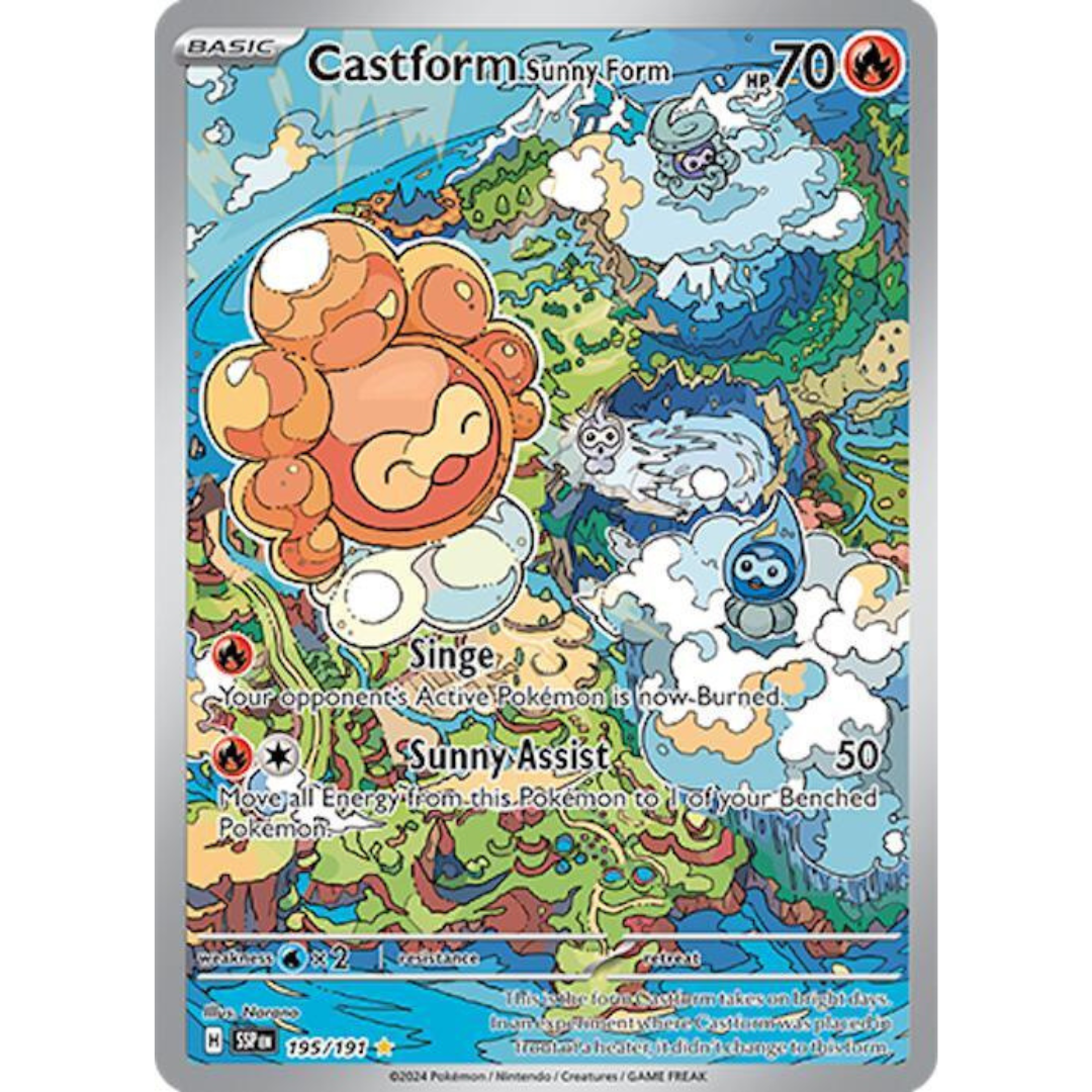 Castform Sunny Form [195/191] SV: Surging Sparks