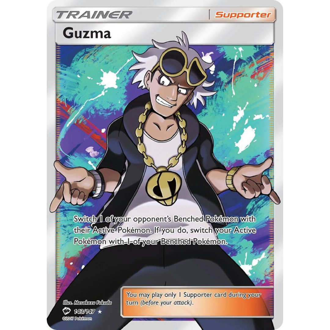 Guzma (Full Art) [143/147] SM: Burning Shadows