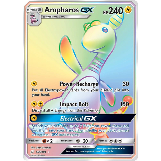 Ampharos GX (Secret) [185/181] SM: Team Up