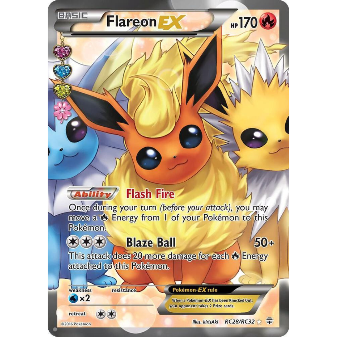 Flareon EX (Full Art) [RC28/RC32] Generations: Radiant Collection