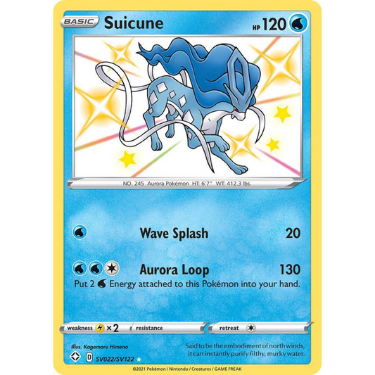 Suicune [SV022/SV122] Shining Fates: Shiny Vault