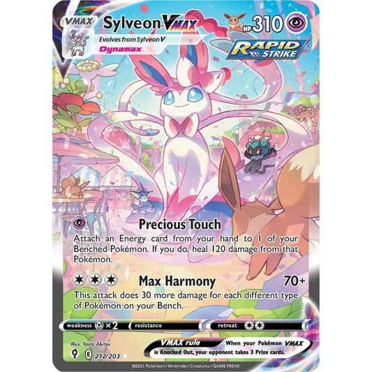 Sylveon VMAX (Alternate Art Secret) [212/203] SWSH: Evolving Skies