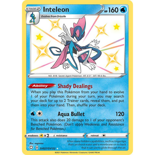 Inteleon [SV027/SV122] SF: Shiny Vault