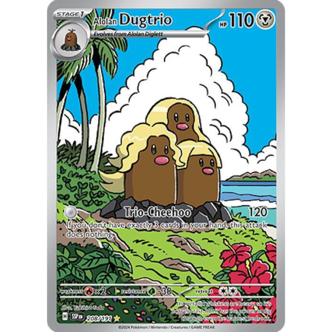 Alolan Dugtrio [208/191] SV: Surging Sparks