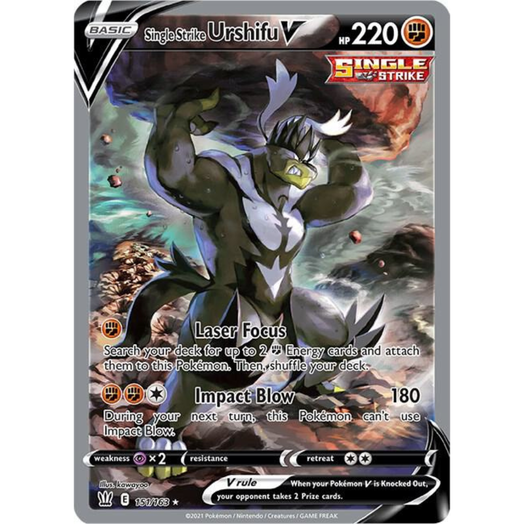 Single Strike Urshifu V (Alternate Full Art) [151/163] SWSH: Battle Styles