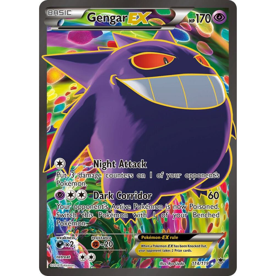 Gengar EX (114 Full Art) [114/119] XY: Phantom Forces