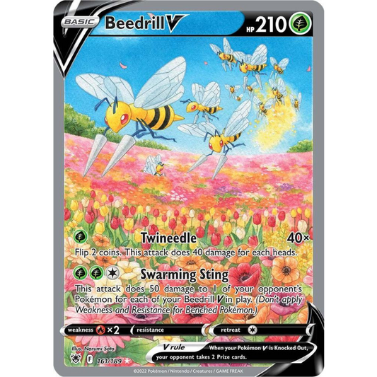 Beedrill V (Alternate Full Art) [161/189] SWSH: Astral Radiance