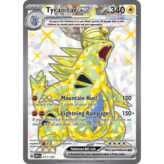 Tyranitar ex [211/197] SV: Obsidian Flames