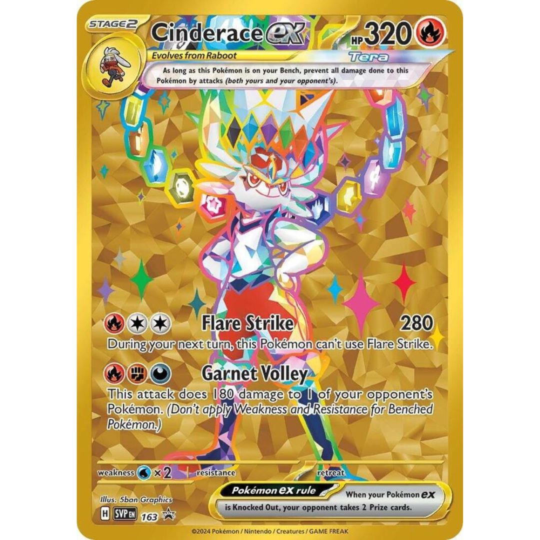 Cinderace ex [163] SV: Scarlet & Violet Promo Cards