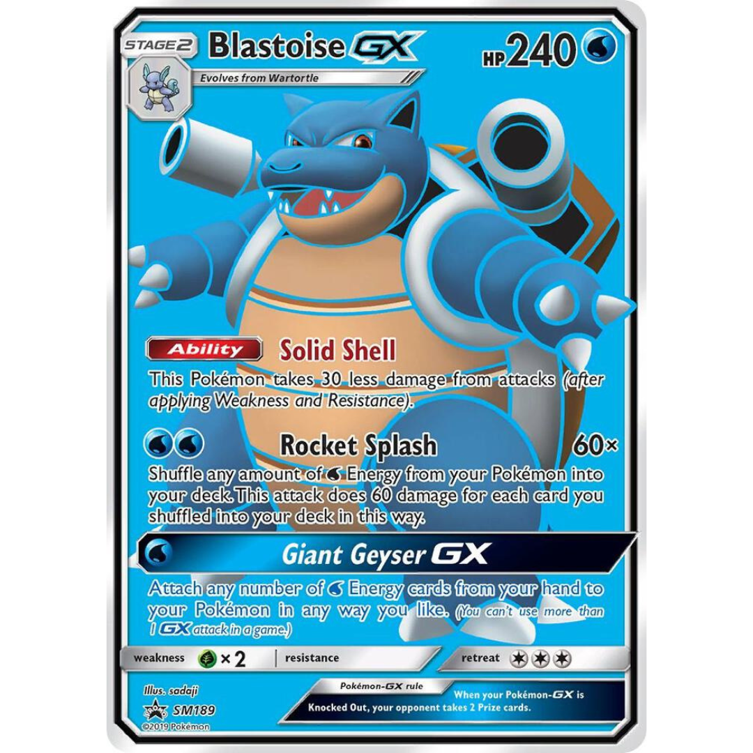 Blastoise GX [SM189] SM Promos