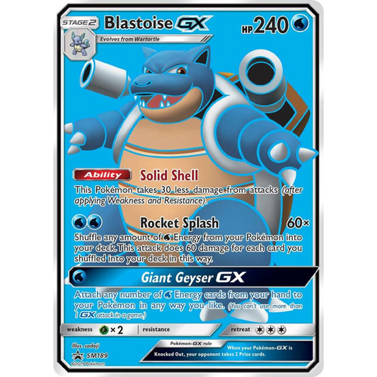 Blastoise GX [SM189] SM Promos