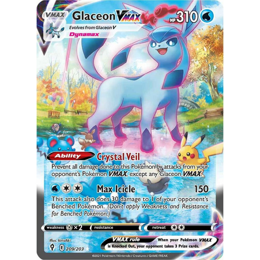 Glaceon Vmax [209/203] SWSH: Evolving Skies