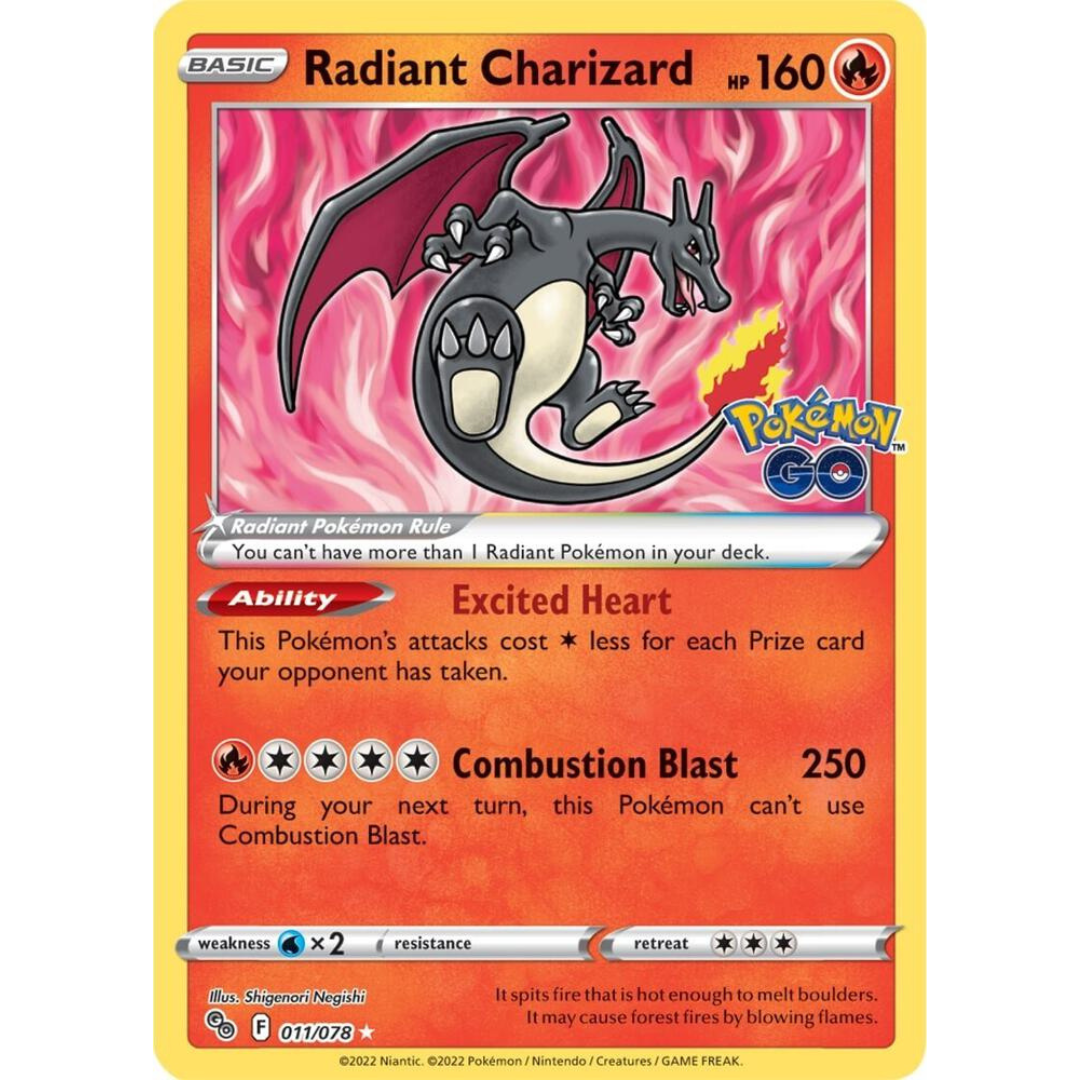 Radiant Charizard [011/078] Pokemon Go