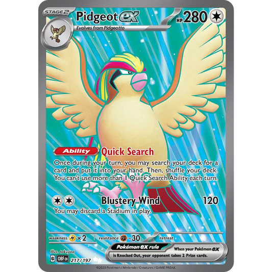 Pidgeot ex [217/197] SV: Obsidian Flames