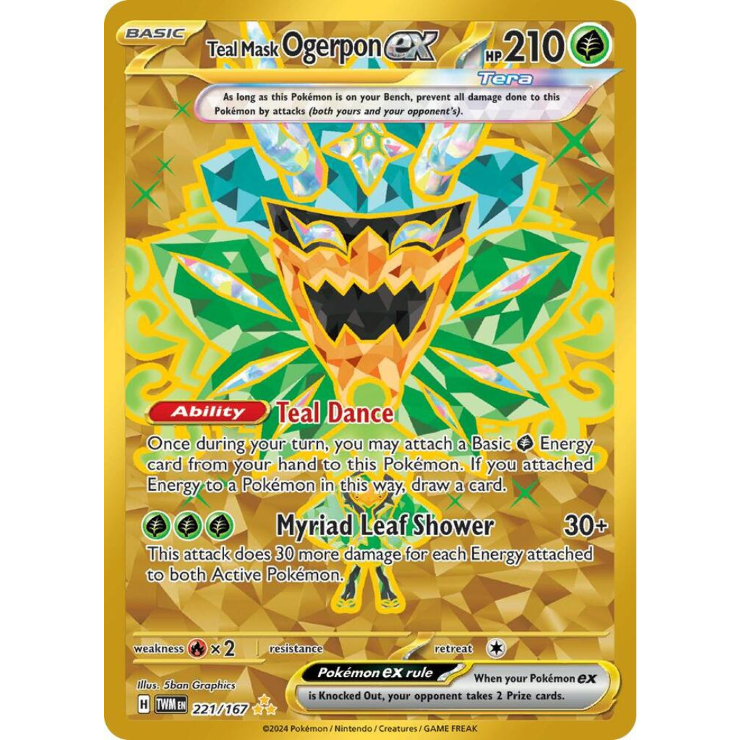 Teal Mask Ogerpon ex [221/167] SV Twilight Masquerade