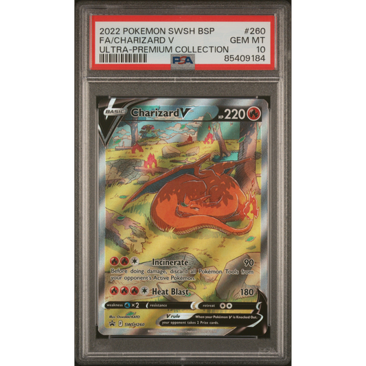 Charizard V SWSH260 UPC #260 PSA 10