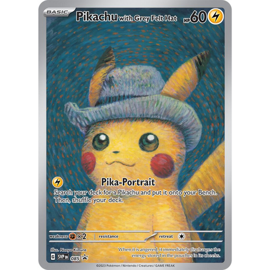 Pikachu Grey Felt Hat - SV: Scarlet and Violet Promo