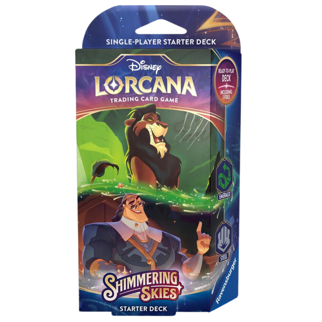 Lorcana Shimmering Skies Starter Deck (Emerald & Steel)